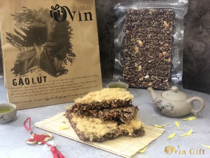 cơm cháy gạo lứt chà bông cơm cháy gạo lứt chà bông